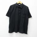 90s 半袖ポロシャツ ブラック XL | 古着