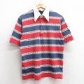 L★古着 ジャンセン 半袖 ポロ シャツ メンズ 70年代 70s USA製 紺他 ネイビー 25apr17 中古 トップス