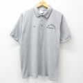 XL★古着 半袖 ポロ シャツ メンズ 00年代 00s Henry Garrett グレー 霜降り 25may20 中古 トップス