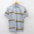スポルディング 90s 半袖ポロシャツ グレー M | 古着
