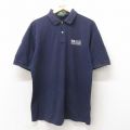 00s 半袖ポロシャツ HEWLETT ネイビー L | 古着