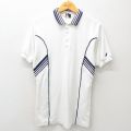 M★古着 ジャンセン 半袖 ポロ シャツ メンズ 90年代 90s USA製 白他 ホワイト 25jun05 中古 トップス