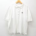 00s 半袖ポロシャツ 鹿の子 ホワイト XL | 古着