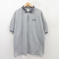 00s 半袖ポロシャツ PLIANT グレー XL | 古着