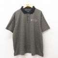 DE 半袖ポロシャツ ベージュ XL | 古着