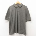 XL★古着 半袖 ポロ シャツ メンズ グレー 25jun06 中古 トップス