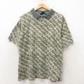 00s 半袖ポロシャツ ベージュ L | 古着
