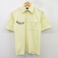 S★古着 半袖 ポロ シャツ メンズ 80年代 80s Lourt Club USA製 薄黄 イエロー 25jun06 中古 トップス