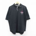 EZGEAR 90s 半袖ポロシャツ TRAINING ブラック XL | 古着