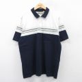 マンシングウェア 半袖ポロシャツ ネイビー XL | 古着