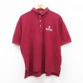 00s 半袖ポロシャツ INDIANA エンジ XL | 古着