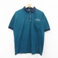 90s 半袖ポロシャツ Fscilities ライトブルー XL | 古着