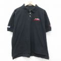 NASCAR 半袖ポロシャツ ブラック XL | 古着