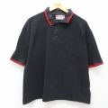 90s 半袖ポロシャツ ブラック XL | 古着