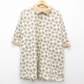 セントジョンズベイ 00s 半袖ポロシャツ 葉 ホワイト XL | 古着