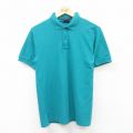 S★古着 リーバイス Levis 半袖 ポロ シャツ メンズ 90年代 90s 青緑系 25jul02 中古 トップス