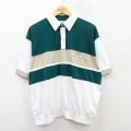 90s 半袖ポロシャツ ホワイト XL | 古着