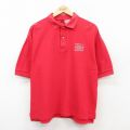 ディズニー 90s 半袖ポロシャツ カリビアンビーチ レッド XL | 古着