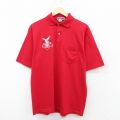 ジャージーズ 90s 半袖ポロシャツ FOE レッド L | 古着