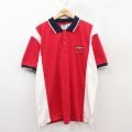 XL★古着 半袖 ポロ シャツ メンズ 90年代 90s MLB セントルイスカージナルス コットン 赤他 レッド メジャーリーグ ベースボール 野球 【spe】 25jul07 中古 トップス