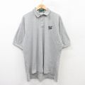 サウサ 00s 半袖ポロシャツ グレー XL | 古着