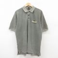 カベラス 半袖ポロシャツ WILLIAMS CONTRACTING グレー XL | 古着