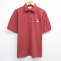 XL★古着 半袖 ポロ シャツ メンズ 00年代 00s MOUNTGAY RUM 鹿の子 コットン エンジ系 25jul07 中古 トップス