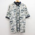 00s 半袖ポロシャツ ゴルフ グレー XL | 古着