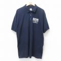 BDR 00s 半袖ポロシャツ ネイビー XL | 古着
