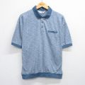 90s 半袖ポロシャツ ネイビー XL | 古着
