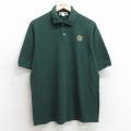 L★古着 ジャージーズ 半袖 ポロ シャツ メンズ 00年代 00s OAK HILL 鹿の子 緑 グリーン 25jul18 中古 トップス