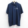 XL★古着 半袖 ポロ シャツ メンズ 00年代 00s Ferrara 紺 ネイビー 25jul18 中古 トップス