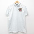L★古着 フルーツオブザルーム 半袖 ポロ シャツ メンズ 90年代 90s ROULEAU 薄グレー 霜降り 25jul24 中古 トップス