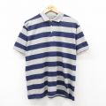 XL★古着 半袖 ポロ シャツ メンズ 00年代 00s グレー 霜降り他 25jul22 中古 トップス