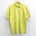 XL★古着 ジャージーズ 半袖 ポロ シャツ メンズ 90年代 90s FESIL 鹿の子 黄色 イエロー 25jul25 中古 トップス