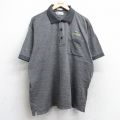 XL★古着 半袖 ポロ シャツ メンズ 00年代 00s ママラベイ 大きいサイズ コットン グレー他 25aug22 中古 トップス