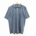 L★古着 半袖 ロック バンド ポロ シャツ メンズ 90年代 90s ビートルズ The Beatles コットン 濃グレー 【spe】 25aug23 中古 トップス