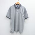 XL★古着 ビッグドッグス BIGDOGS 半袖 ポロ シャツ メンズ ゴルフ 大きいサイズ グレー 霜降り 25sep03 中古 トップス