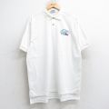 【20%OFF】XL★古着 半袖 ポロ シャツ メンズ 90年代 90s Robintino ブドウ USA製 白 ホワイト 25sep06 中古 トップス