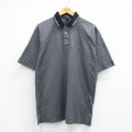 90s 半袖ポロシャツ グレー XL | 古着