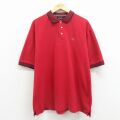 グレッグノーマン 半袖ポロシャツ ワンポイントロゴ レッド XL | 古着