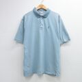 ディズニー 半袖ポロシャツ ミッキー ライトブルー XL | 古着