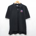 プラネットハリウッド 90s 半袖ポロシャツ オーランド ブラック L | 古着