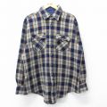 【50%OFF】XL★古着 JCペニー 長袖 シャツ メンズ 90年代 90s 紺他 ネイビー チェック 23oct31 中古 トップス