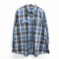 レッドヘッド 00s 長袖シャツ ネイビーチェック XL | 古着