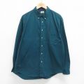 ビューグルボーイ 00s 長袖シャツ ワンポイントロゴ ライトブルー XL | 古着