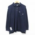 TYNDALE 長袖ポロシャツ ネイビー XL | 古着