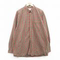 XL★古着 オービス ORVIS 長袖 シャツ メンズ 00年代 00s ロング丈 コットン ボタンダウン 緑他 グリーン チェック 24sep02 中古 トップス