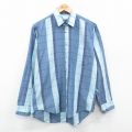 アーノルドパーマー 90s 長袖シャツ ネイビーチェック M | 古着