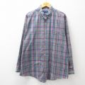 タウンクラフト 90s 長袖シャツ グレーチェック XL | 古着